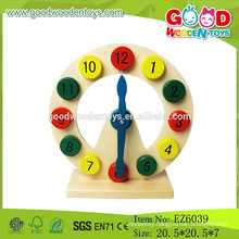 Hot Sale Claasic Child Clock toys,Educational Kids Toys Clock,Preschool Wooden Toys Clock